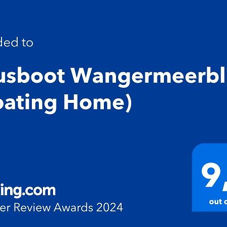Hausboot Wangermeerblick 西里格 外观 照片